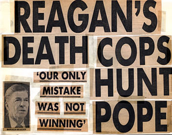 Haring Reagan Death Cop 350
